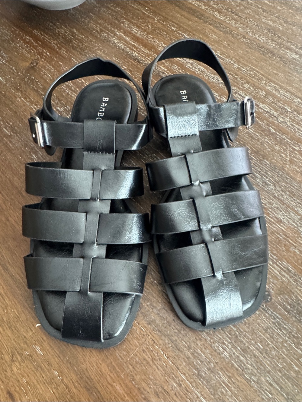 BAMBOO Fisherman women’s sandals size 8
